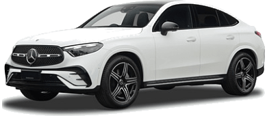Mercedes-Benz GLC Coupé GLC 300 d 4MATIC AMG Line leasen - front angle - DirectLease